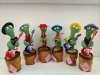 Model B sticky clothes, musical instrument, cactus with musical instrument, can twist and sing, companion toy full image